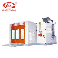 Saloon spray booth for sale semi-down draft paint booth GL3-CE